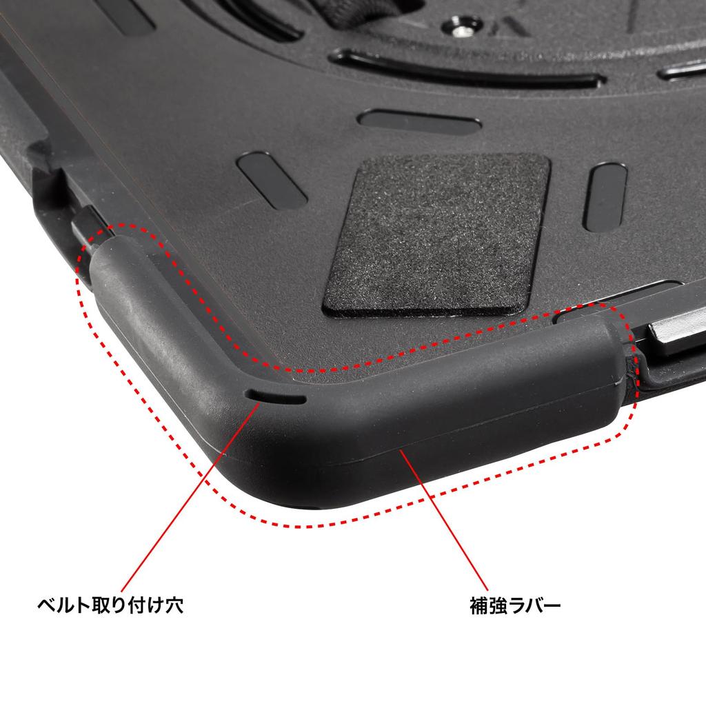 SANWA SUPPLY Противоударный чехол для iPad Air PDA-IPAD1717BK2 11-дюймовый (М2/2024)
