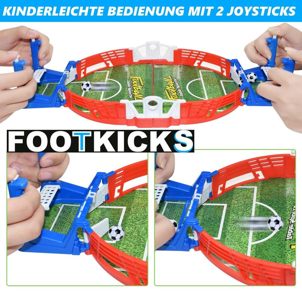 FOOTKICKS Mini Football Table Soccer Table Pinball Soccer Table Table Soccer