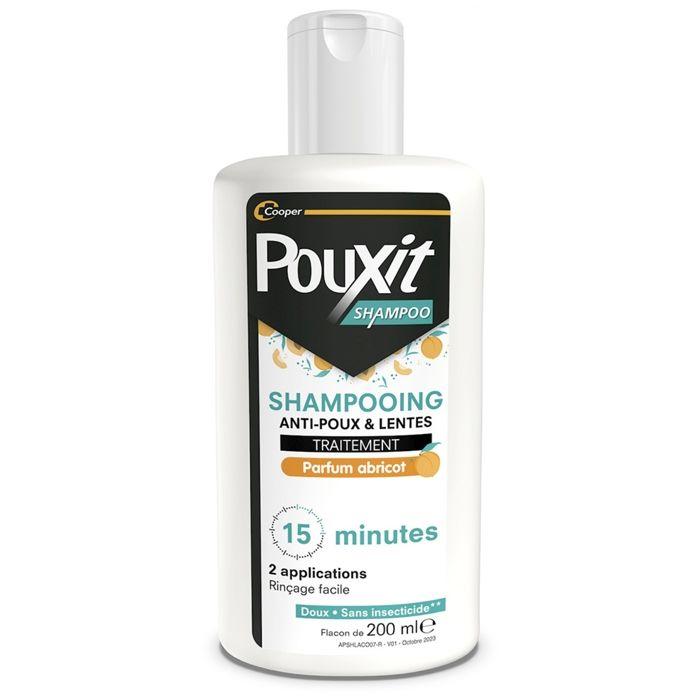 Pouxit Shampoo Shampooing parfum abricot Traitement anti-poux et lentes Лот 2x200 мл