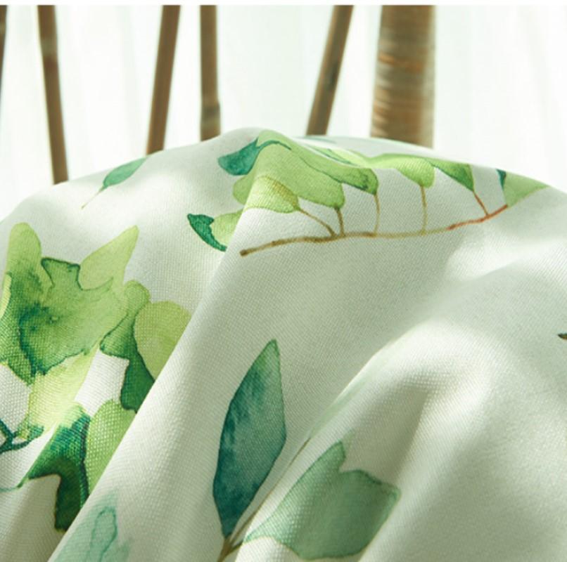 2Pcs 45X45Cm Outdoor Waterproof Green Throw Pillow Cover Spring Decorative Square Pillows Cover Leave Modern Garden Cushion Case