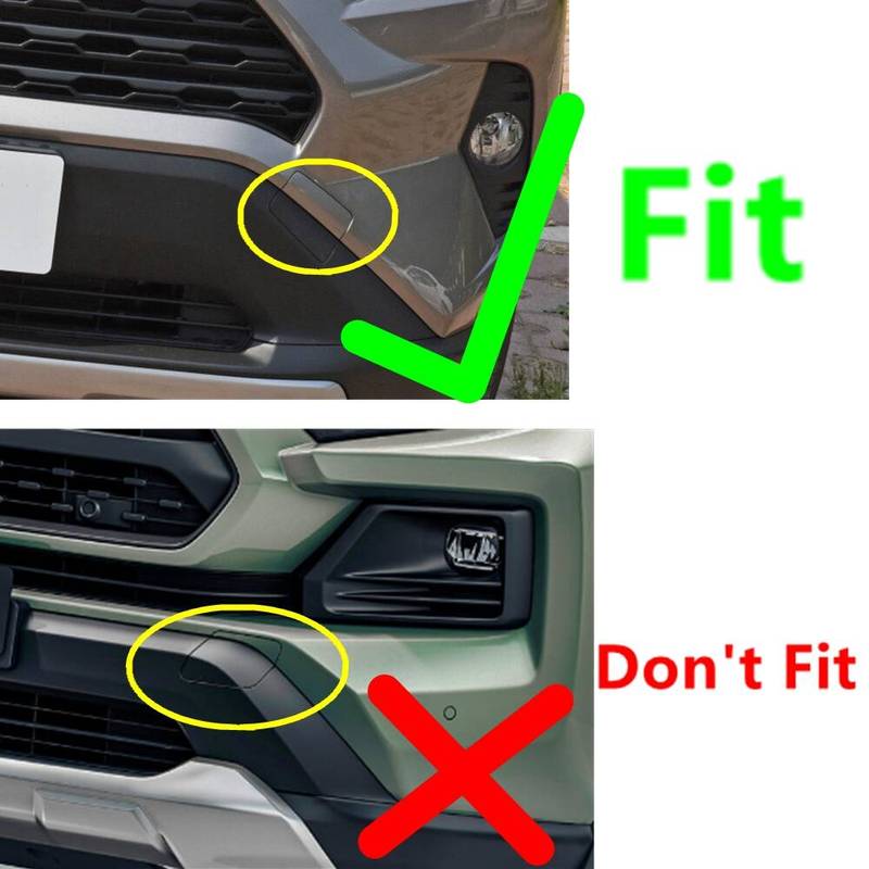 1pcs Car Front Bumper Trailer Hauling Cap Lid Trim Tow Hook Cover Up Or Down For Toyota RAV4 2020 2021 2022 2024