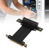Riser Cable PCIE 4.0 4X Порт Высокоскоростной 64-контактный Гибкий Удлинительный Кабель для Видеокарты GPU для Корпусов ПК