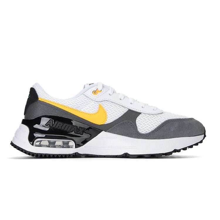 Nike Детские кроссовки Air Max SYSTM GS Grey Laser Orange White Iron-Grey Blue-Lightning DQ0284-104