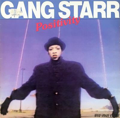 12-дюймовая пластинка GANG STARR Positivity 12007352 Bellaphon 1989 Германия Рэп Хип-Хоп R&B Б/у