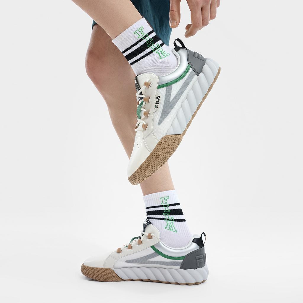 Fila Campo Icona Low Top Sneakers Men Sneakers White Gray F12M423208FST