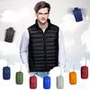 Winter Men Duck Down Vest 2023 Coat Ultralight Sleeveless Puffer Vest Jacket Ultra Thin Warm Lightweight Down Jacket Waistcoat