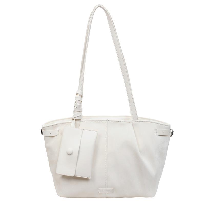 Весенняя мода большая вместимость на плечо сумка для поездок женская сумка 2025 новая простая сумка-поддержка универсальная сумка под мышкой ins