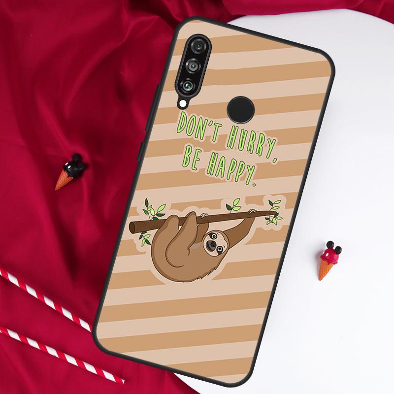 Ленивец Для Huawei Nova 12i 11i 8i 12s 9 10 SE Y90 Y60 Y70 Y72 Y61 Y91 P20 P30 P40 Lite P60 Pro Чехол