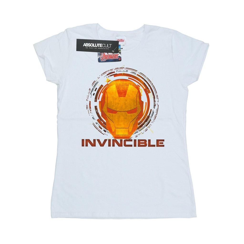 Marvel Womens/Ladies Iron Man Invincible Cotton T-Shirt
