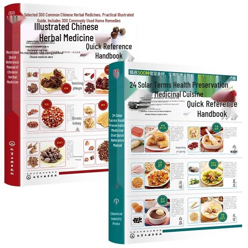 Traditional Chinese Medicine Healthcare & Herbal Medicine Guide (2-Book Set)