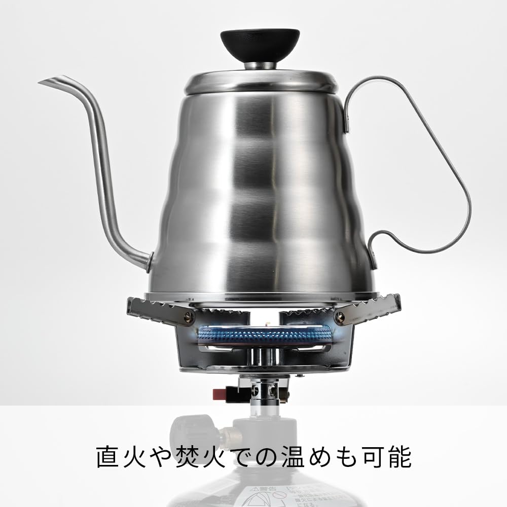 Hario V60 Metal Drip Kettle Vono Silver Practical Capacity 500ml Hairline Silver O-VKB-70-HSV