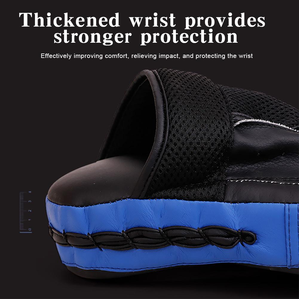 Curved Boxing Hand Target Wear Resistant 5-Finger Hand Target Breathable Fight Hand Kicking Pad Sports Training Equipment