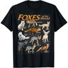Foxes Animals of the World Educational Fox Lover Zookeeper T-Shirt