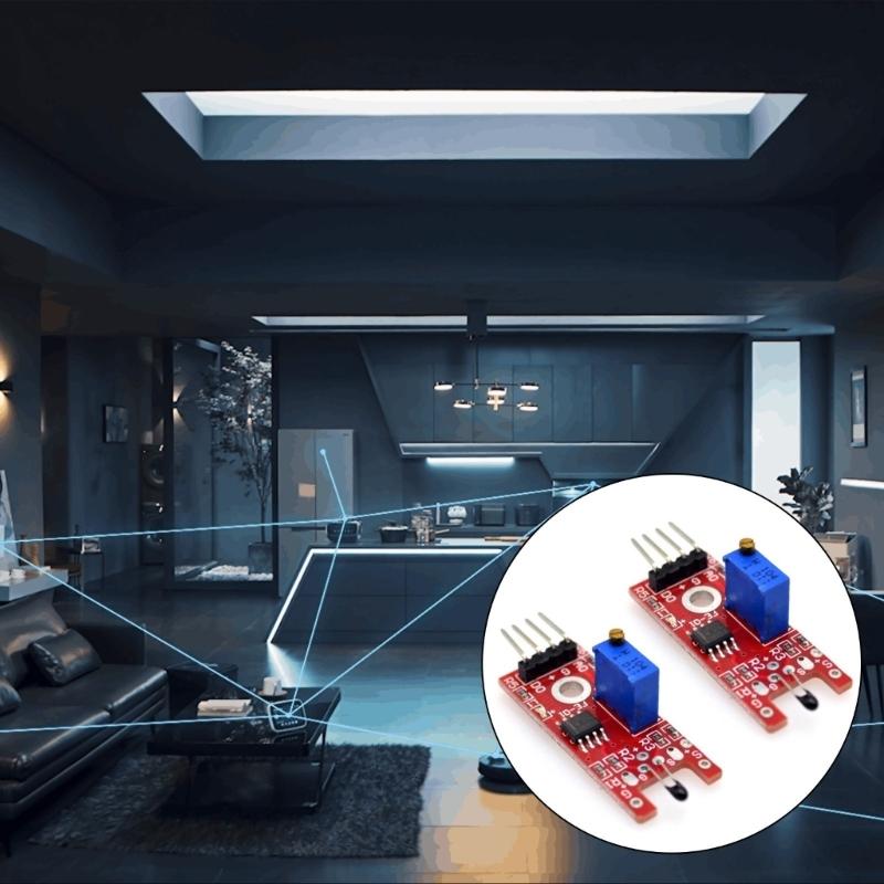 Compactly KY028 Thermistor Module For Electronics Projects Digital Temperature Sensors Module Board Stable Performances