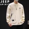 Мужская повседневная толстовка JEEP SPIRIT с круглым вырезом и длинным рукавом