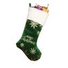 Christmas Stocking 19" Large Xmas Stocking with Plush Faux Fur Cuff for Stairs Fireplace Hanging Holiday Home Decor