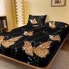 1 Piece Of Kingdee Opera Pattern Frosted Bedsheet, Bedroom Printed Bedspread, Bedding (Excluding Pillowcases)
