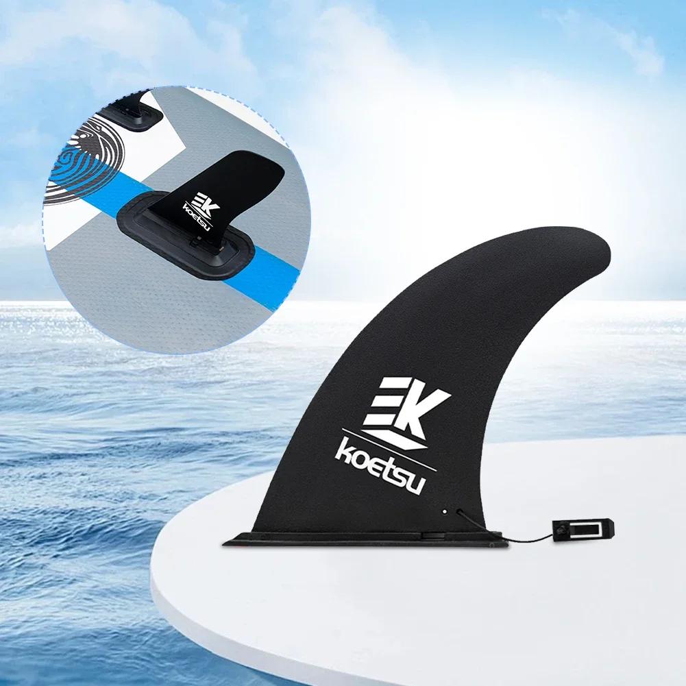 Surfboard Tail Fin Stand Up Board Quick Release Longboard Fin Detachable Paddle Board Fin for Surfboard Kayak Long Board