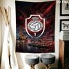 Royal Antwerp FC Tapestry, Football Club Logo City Landscape Wall Hanging, Sports Team Wall Art Decor