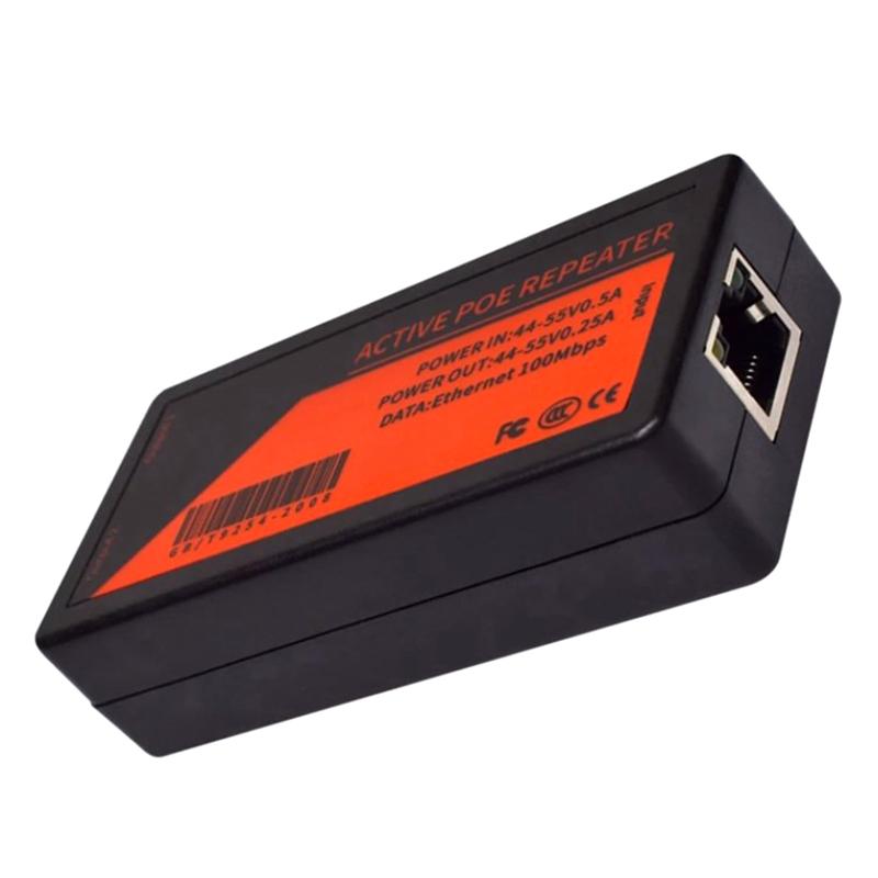 1 шт. 2-портовый удлинитель Poe для IP-порта, максимальный удлинитель передачи данных 100 М для IP-камеры
