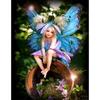 Full Round Drill 5D DIY Diamond Painting "butterfly Fairy" 3d Rhinestone Embroidery Cross Stitch 5D Home Decor Gift