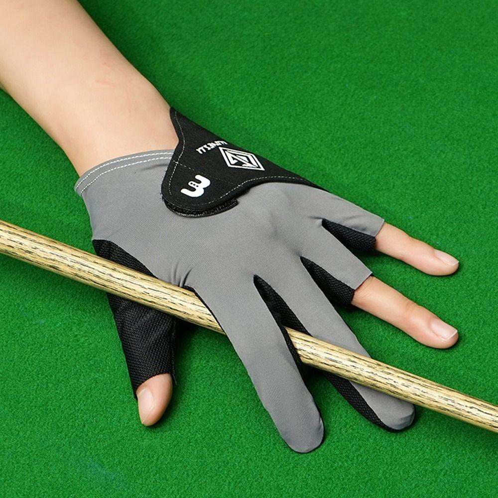 1pc Anti-slip Billiards Gloves Breathable Snooker Cue Sport Glove Pool Gloves  for Left Hand