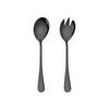 2PCS Golden Salad Spoon Fork Salad Spoon Stainless Steel Cutlery Set Service Spoon Set Colorful Unique Spoon Kitchen Tool MIT