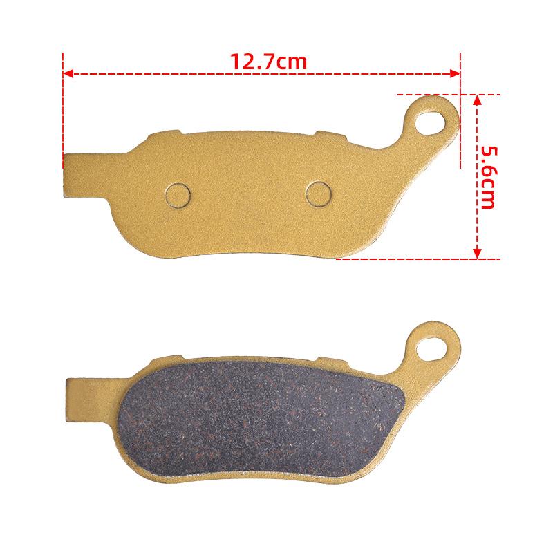 Motor Bike Front Rear Brake Pads Kit For HAR/LEY DAVID/SON FXDF Fat Bob FXDB Street Bob 08-13 FDXL Low Rider 08-09
