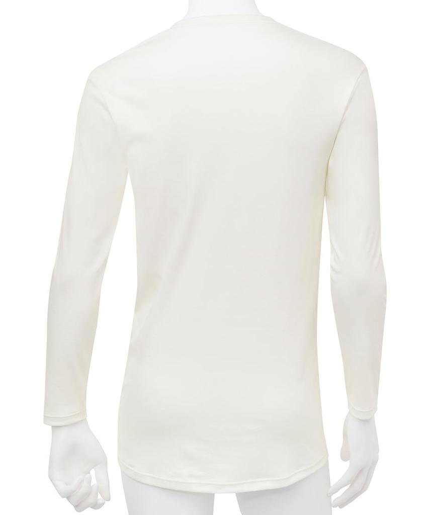 Wacoal Warm Stays Longer Размеры спины IV и LL Мужское нижнее белье, V-образный вырез, рукава 3/4, 100% хлопок, теплое, мягкое, антистатическое, устойчивое к пиллингу, подол,