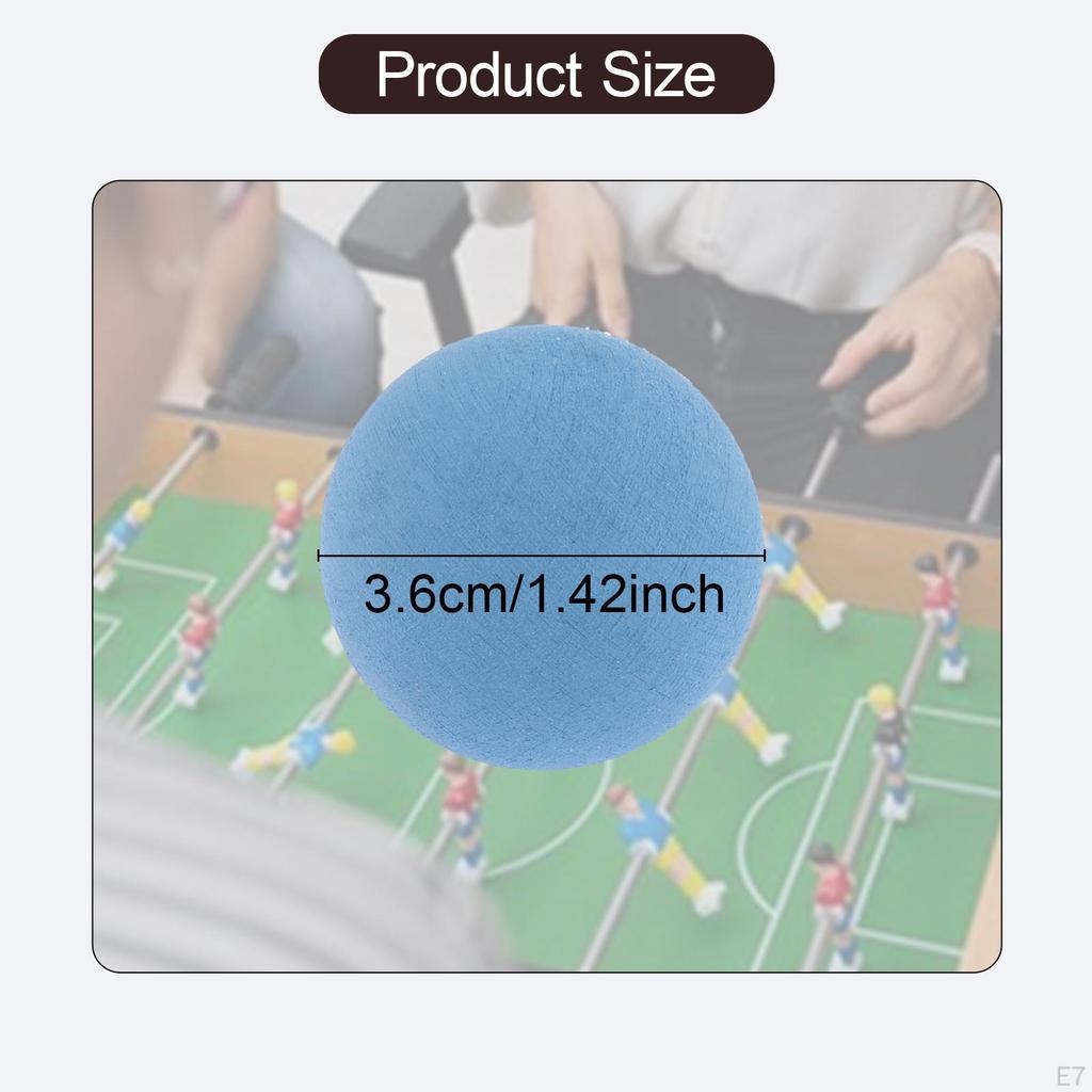 4 Pieces Foosball Balls Replacements 36 Mm for Adults Tabletop Game Accessory Table