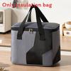 Stylish Insulated Food Storage Bag With Color Blocking Design For School Office