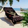 Warriors 2D Flat Print Beach Towel, Large Soft Quick Dry Towel for Beach Camping Swimming.MSTJ0918009