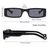 Retro Small Eyewear Sunglasses for Women Sun Glasses Rectangle Square Sunglasses