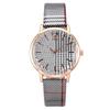 European and American Fashion Digital Plaid Women's Watch Women's Watch Belt Women's Quartz Watch Multi-color Choice