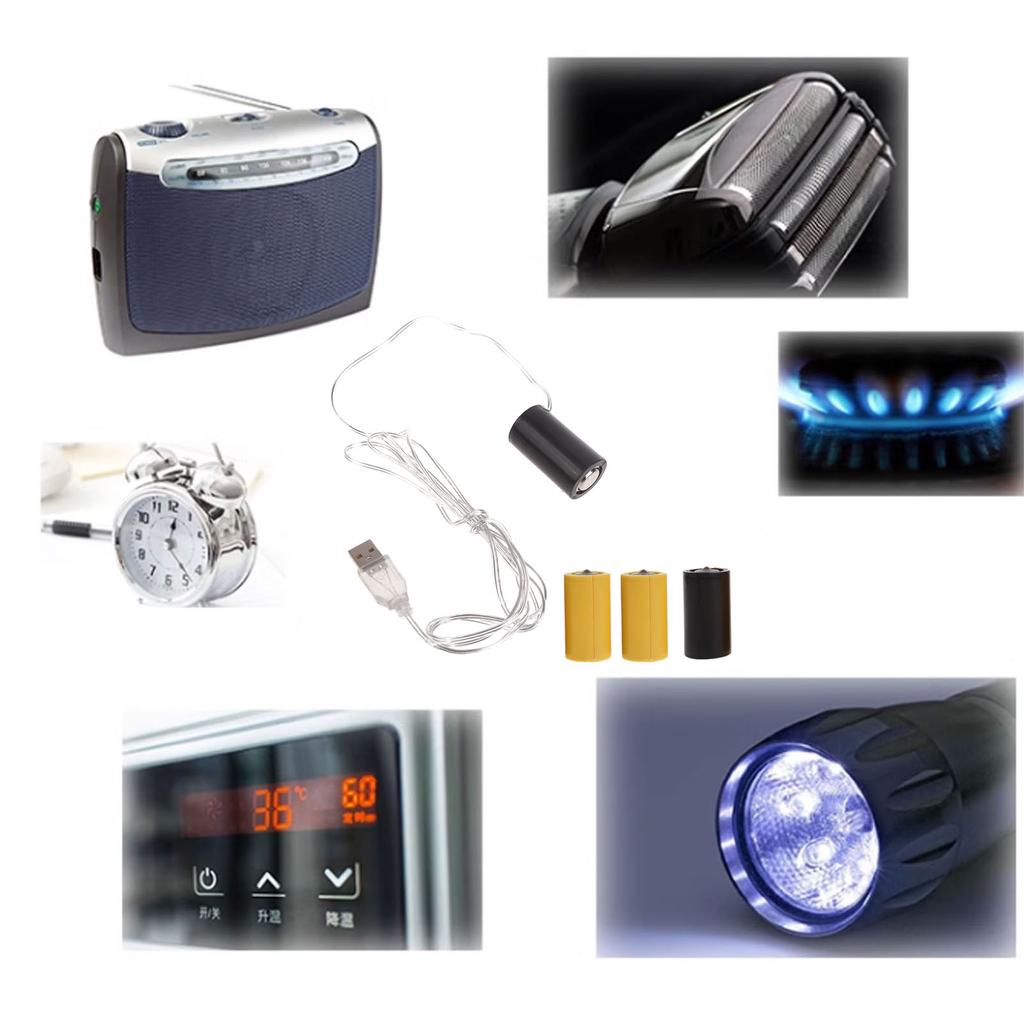 LR14 C батарея USB кабель питания 4.5V 3V LR14 C батарея для радио электрических игрушечных часов светодиодный свет