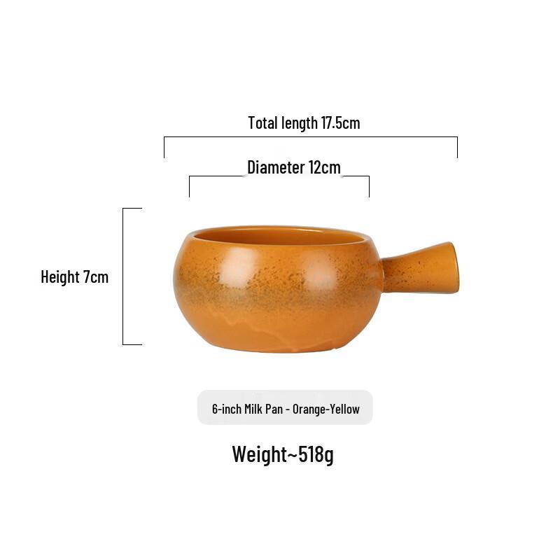 Керамическая миска Deou Starlight с ручкой
