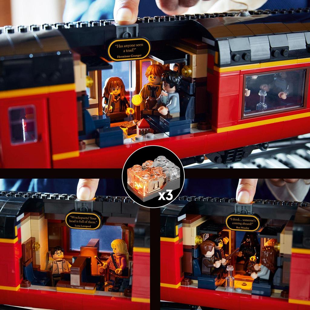 LEGO Harry Potter Hogwarts Express Edition Toy Toy Present Birthday Block Christmas Men Women Train Vehicle Interior Stylish 76405 - Collector's