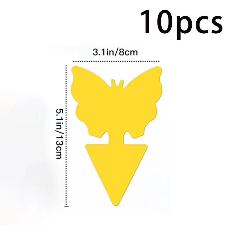 10pcs of Yellow Insect Traps, Garden Flower Traps, Traps to Eliminate Pests, Small Flying Insects, Small Black Flying in
