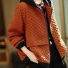 Winter Jacket Thick Corduroy Short Women's Autumn Velvet Loose Korean Hooded of Cotton-Padded Clothes Female Shirring