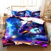 3D динозавры летят на древнем поле битвы комплект постельного белья из 3 предметов микрофибра полиэстер пододеяльник комплект и 2 шт наволочка