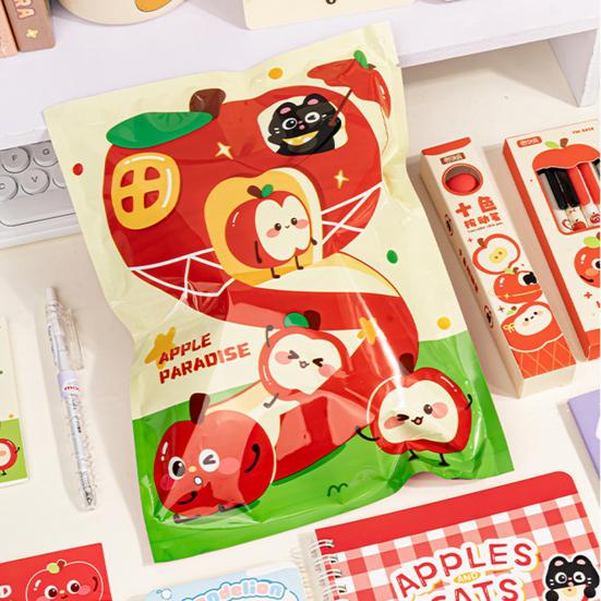 Mystery Stationery Journaling Gift Set in Bag Creative Lucky Box for Kids Students Fun Reward Pack with Stickers Pens Classroom Prize Birthday