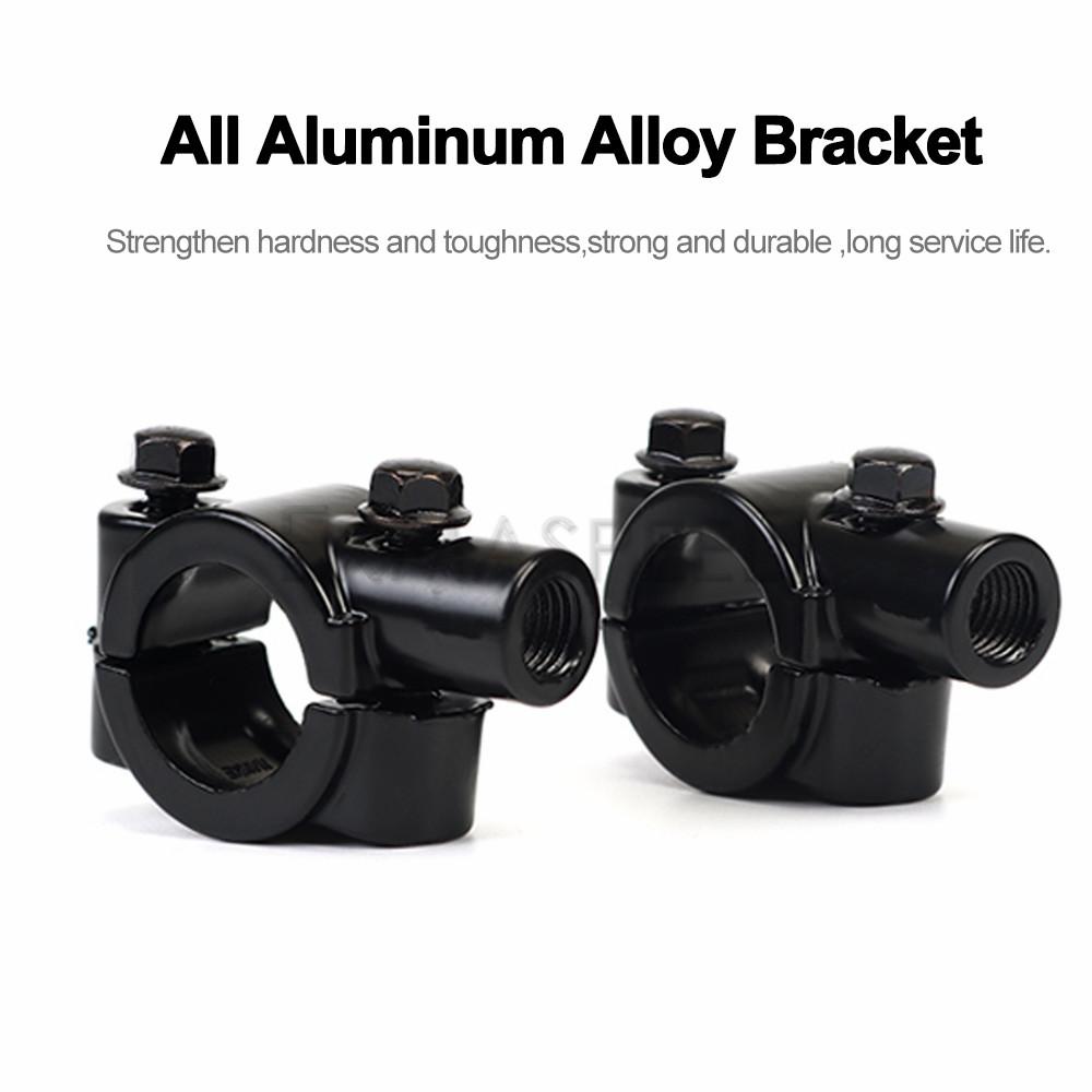 Пара 7/8 "22 мм мотоциклетный руль, зажим для крепления зеркала, алюминиевый 8 мм/10 мм, держатель для зеркала заднего вида, адаптер для скутера