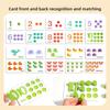 Preschool Math Teaching Tool Wooden Addition Subtraction Counting Puzzle For Early Learners