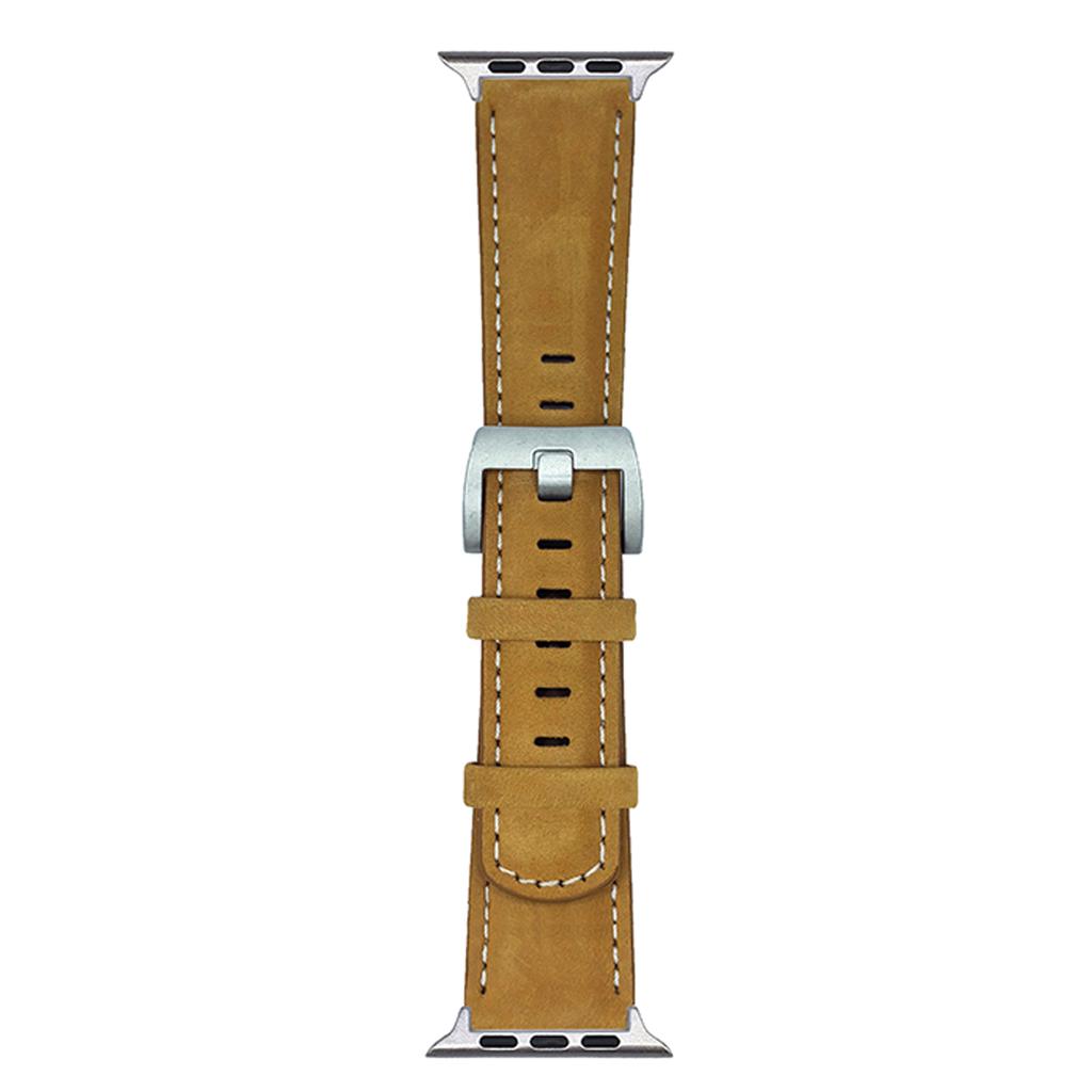 Genuine Leather Watchband For Apple Watch Series 10 9 8 7 SE 6 5 4 3 2 1 42mm 41mm 40mm 38mm Wrist Strap Replacement