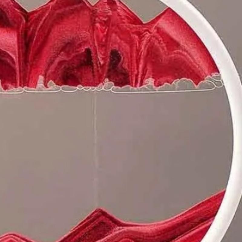 12-дюймовые 3D песочные часы с зыбучим песком, глубоководный песчаный пейзаж, художественная картина, круглая стеклянная поделка, текучая песчаная картина, гостиная, домашний декор