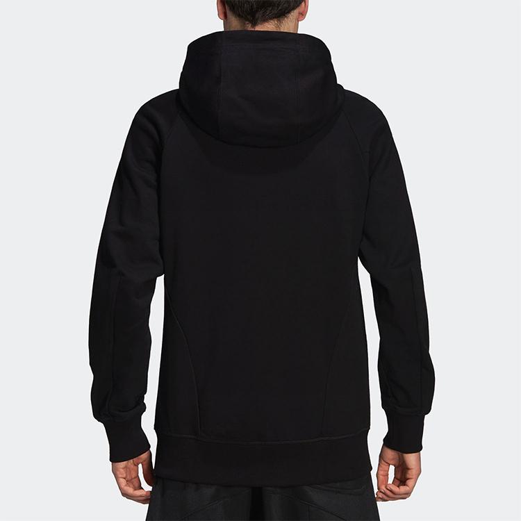 Adidas Мужская куртка с капюшоном на молнии во всю длину X by O, черная DH3382
