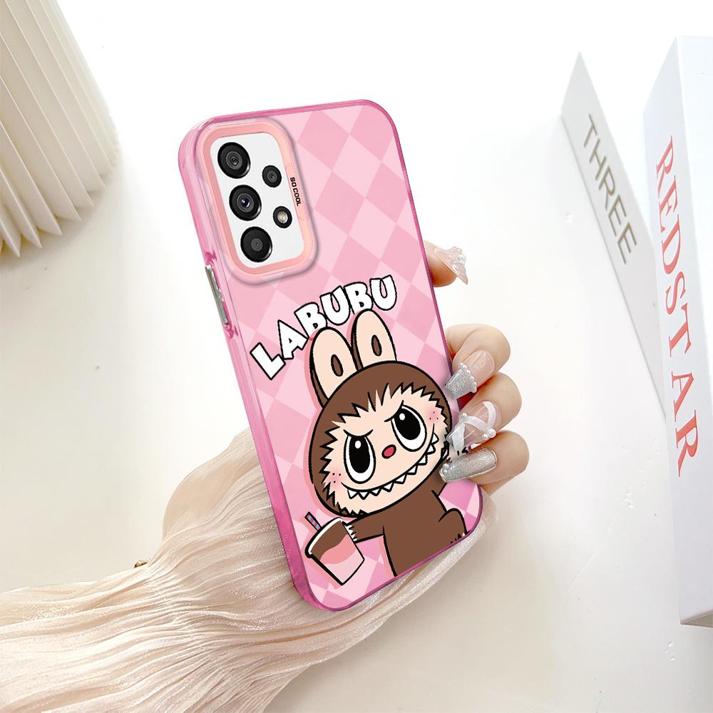 Окрашенный узор, цветной серебристый, двухсторонний, жесткий, противоударный чехол для телефона Samsung