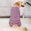 Polyester Puppy Stripes Jumpsuits Four-legged Dog Pajamas Practical Pet Dog Clothes  Autum
