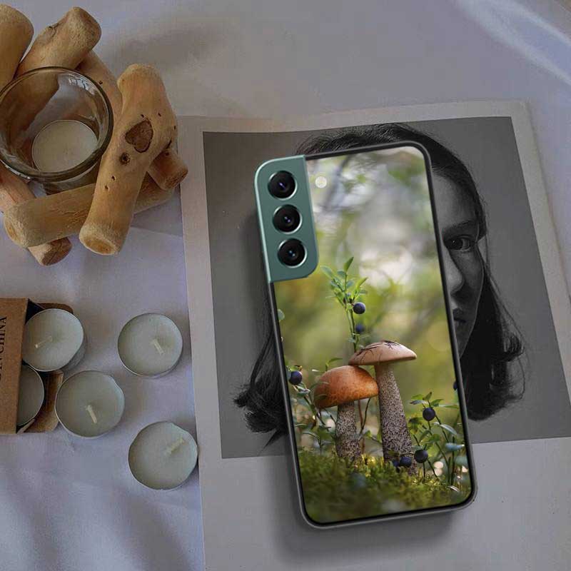 Фунгальная эстетика Чехол для телефона Для Samsung Galaxy S22 S25 Ultra S21 S10 Plus S26 Edge S20 S23 S24 FE Чехол Силиконовый Мягкий ТПУ C