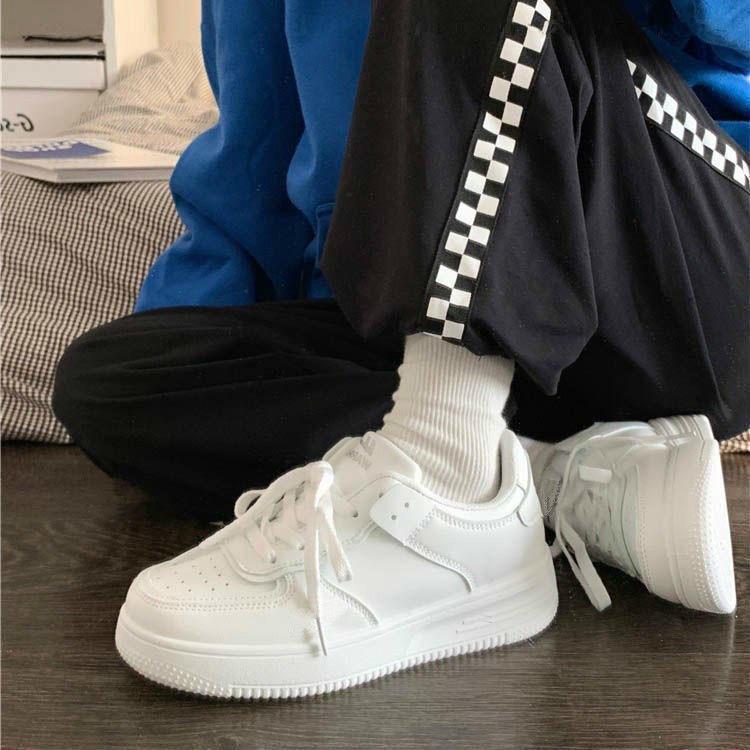 Весенние белые туфли Женская обувь Универсальная обувь для сноуборда Повседневная осенняя спортивная обувь на платформе